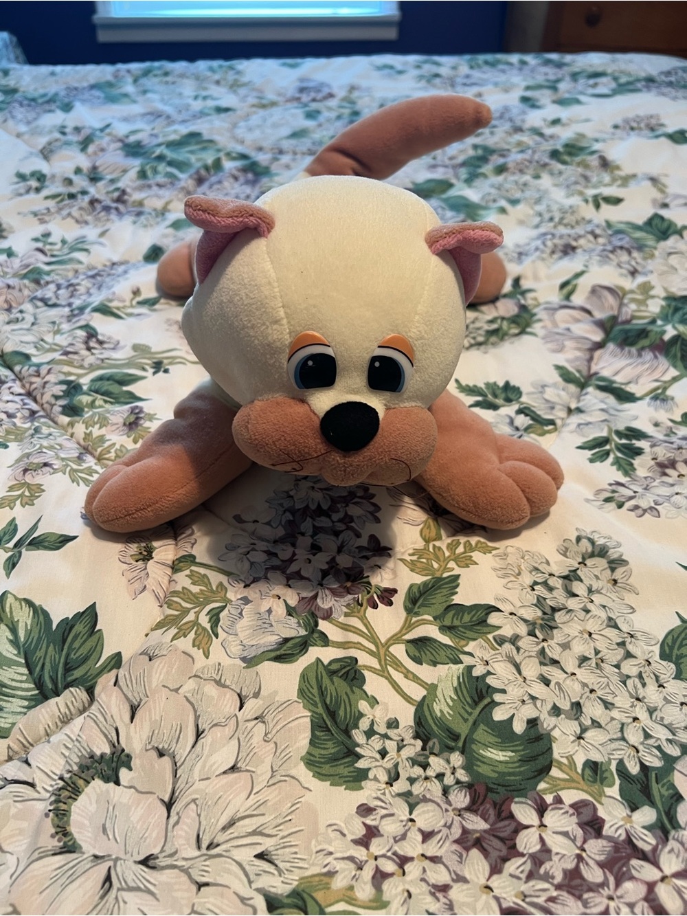 Vintage 1985 Kitty Tonka Pound Purrries Large tan Plush Cat Pound Puppy Friend
